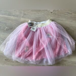 Pink Tulle Skirt with Rainbow Patch Lola + the Boys brand
New with tags